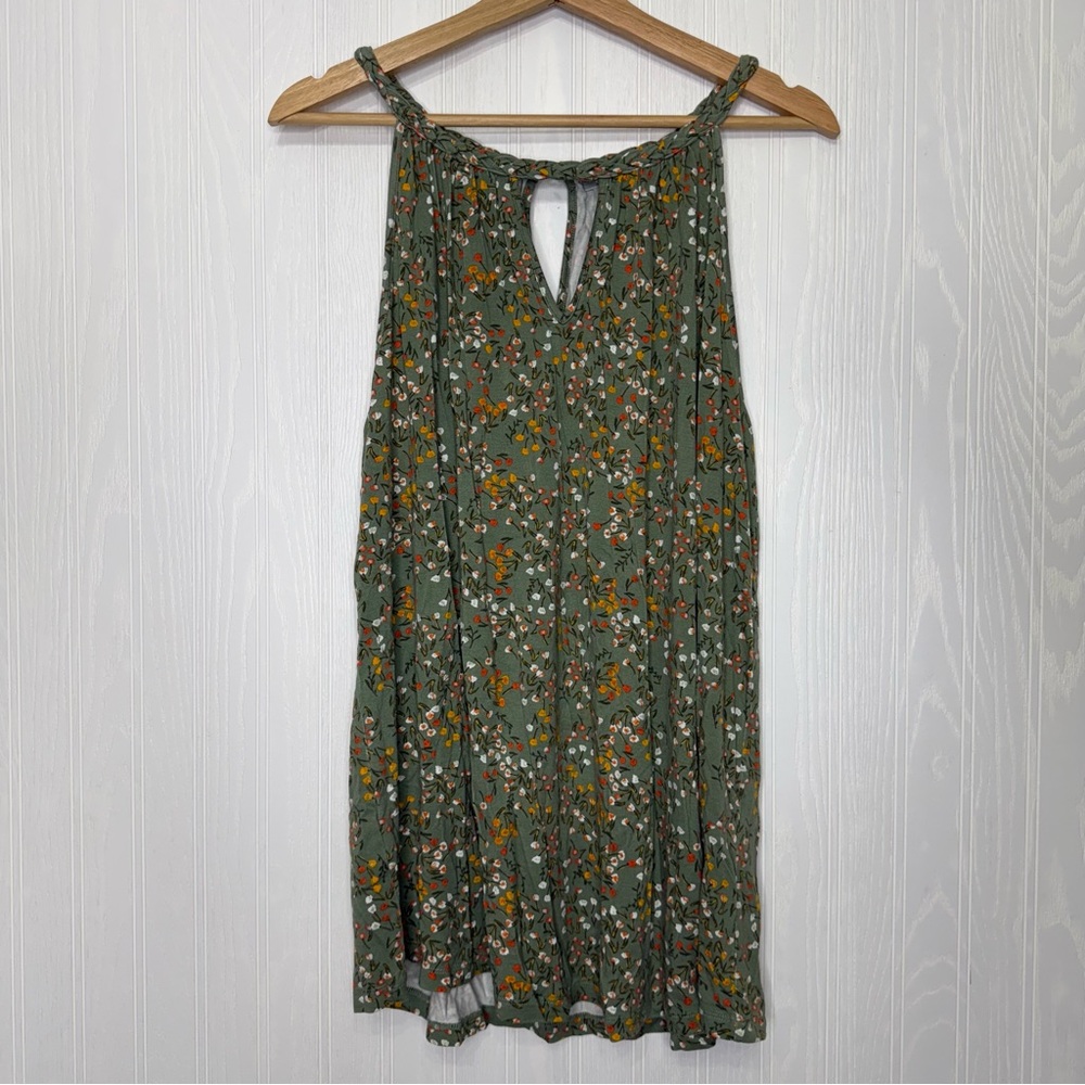 Daniel Rainn Kitura keyhole detail halter knit top size 1X - Picture 2 of 8